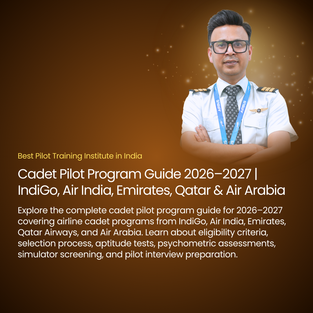 Cadet Pilot Program Guide 2026–2027 | IndiGo, Air India, Emirates, Qatar & Air Arabia